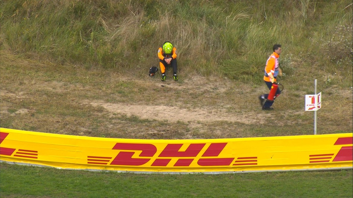 Drámai finálé után Piastri nyerte a Holland Nagydíjat, a két Ferrari és Norris is kiesett, Hadjar a dobogón!