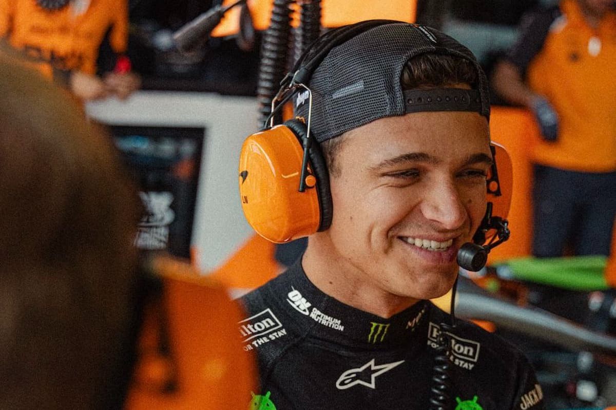 Norris ellátogatott Rossi MotoGP-csapatához Misanóban (videó)