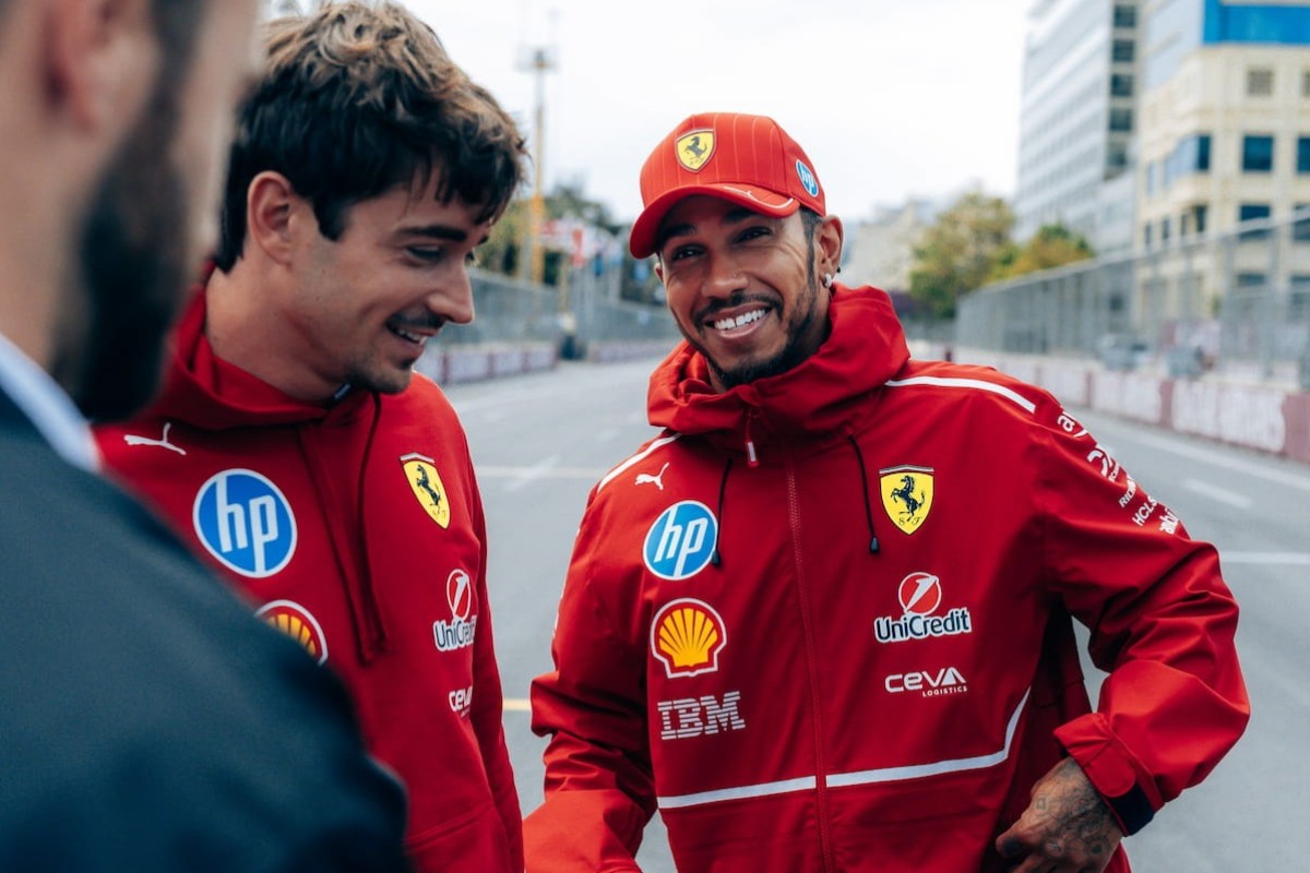 Hamilton figyelmen kívül hagyta a Ferrari utasítását az Azeri Nagydíj befutóján